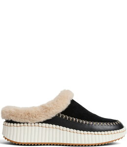 yz WbNW[X fB[X T_ V[Y Jolie Suede Faux Fur Lined Slip On Sneakers Black