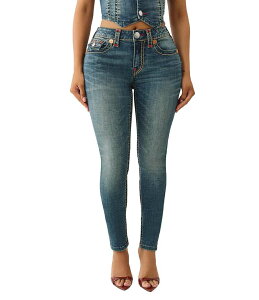 �g�D���[�����W���� ���f�B�[�X �{�g���X �f�j���p���c �W�[���Y True Religion Jennie Mid-Rise Super Skinny Jeans Twilight Spark