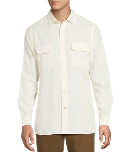 �_�j�G�� �N���~�� �����Y �g�b�v�X �V���c Cremieux Blue Label Garment Dyed Twill Long Sleeve Woven Shirt Cream �N���[��