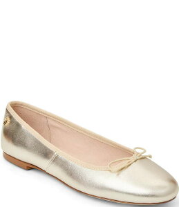 �W���b�N���W���[�X ���f�B�[�X �V���[�Y �p���v�X ���U�[ Jack Rogers Bettie Leather Bow Ballet Flats Jacks Platinum