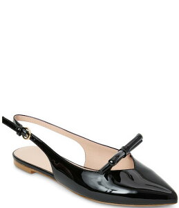 �W���b�N���W���[�X ���f�B�[�X �V���[�Y �p���v�X ���U�[ Jack Rogers Lennox Patent Leather Slingback Flats Black �u���b�N