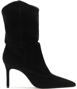 �V���b�c ���f�B�[�X �V���[�Y �u�[�c�E���C���u�[�c �X�G�[�h �u�[�c Schutz Maryana Slouch Suede Pointed Toe Booties Black �u���b�N