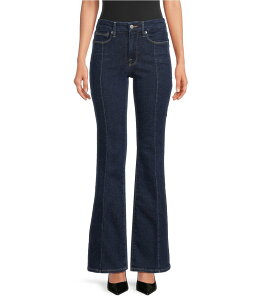 �O�b�h�A�����J�� ���f�B�[�X �{�g���X �f�j���p���c �W�[���Y Good American Good Leg Mid Rise Seam Flare Jeans Indigo983