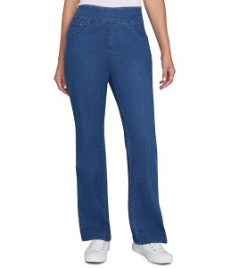 r[A[fB[ fB[X {gX fjpc Indigo Ruby Rd. Bootcut Flare Leg Pull-On Jeans