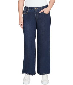 ���r�[�A�[���f�B�[ ���f�B�[�X �{�g���X �f�j���p���c �v�` �f�j�� �W�[���Y Ruby Rd. Petite Size Wide-Leg Pull-On Denim Jeans Dark Indigo �C���f�B�S