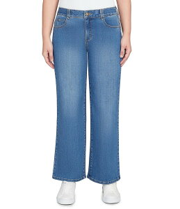 ���r�[�A�[���f�B�[ ���f�B�[�X �{�g���X �f�j���p���c �v�` �f�j�� �W�[���Y Ruby Rd. Petite Size Wide-Leg Pull-On Denim Jeans Light Indigo �C���f�B�S