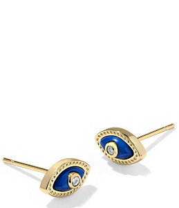 【送料無料】 ケンドラスコット レディース ピアス・イヤリング アクセサリー Mini Eye Stud Earrings Gold Dark Blue Magnesite
