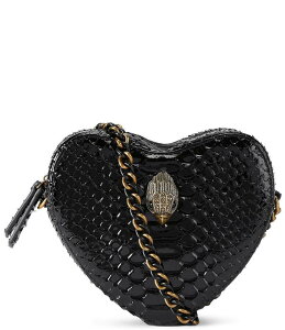 �J�[�g�W�F�C�K�[�����h�� ���f�B�[�X �o�b�O �V�����_�[�o�b�O Kurt Geiger London Kensington Heart Crossbody Bag Black �u���b�N