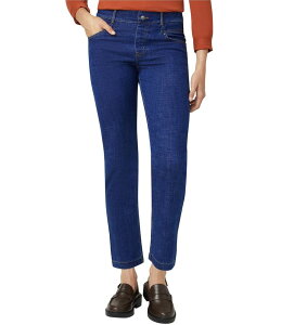 q[ fB[X {gX JWApc fj MX HUE Crosshatch Denim Straight Leggings Indigo CfBS