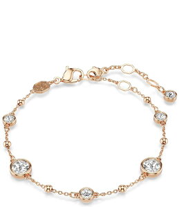 �X�����t�X�L�[ ���f�B�[�X �A�N�Z�T���[ �u���X���b�g�E�o���O���E�A���N���b�g Swarovski Imber Round Cut Adjustable Line Bracelet Rose Gold/Crystal �S�[���h