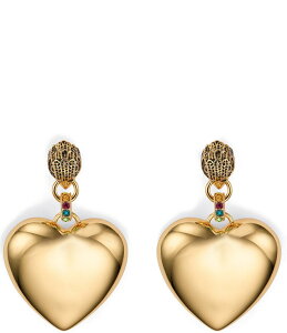 J[gWFCK[h fB[X ANZT[ sAXECO Kurt Geiger London Signature Eagle Heart Statement Drop Earrings Gold S[h