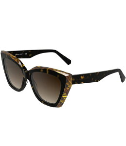 PhXRbg fB[X ANZT[ TOXEACEFA Kendra Scott Women's Icons 56mm Cat Eye Sunglasses Dark Havana/Tiger Eye/Brown uE