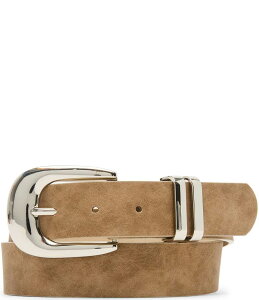 fB[Y fB[X ANZT[ xg Dillard's 1.33 Nubuck with Puffy Buckle and Double Metal Keeper Belt Camel L