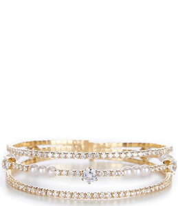 �Z�U���k ���f�B�[�X �A�N�Z�T���[ �u���X���b�g�E�o���O���E�A���N���b�g Cezanne Multi Row Crystal Coil Bracelet Multi �}���`�J���[