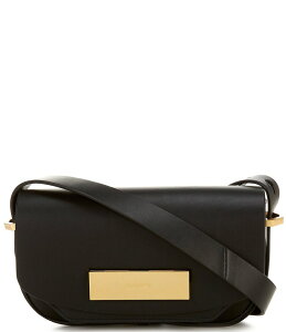 �I�[���Z�C���c ���f�B�[�X �o�b�O �V�����_�[�o�b�O ���U�[ ALLSAINTS Etta Leather Flap Crossbody Bag Black �u���b�N