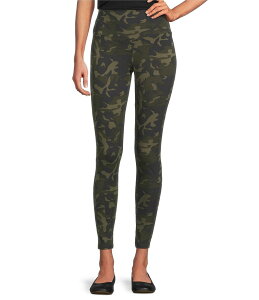Cg fB[X {gX JWApc Intro Love The Fit Suave Knit Green Camo Tummy Control Pull-On Leggings