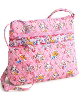 �x���u���b�h���[ ���f�B�[�X �o�b�O �V�����_�[�o�b�O �R�b�g�� Vera Bradley x Disney The Aristocats Premium Cotton Original Zip Hipster Crossbody Bag The Aristocats
