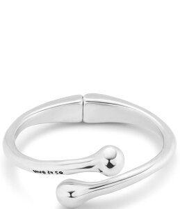 �E�m�f 50 ���f�B�[�X �A�N�Z�T���[ �u���X���b�g�E�o���O���E�A���N���b�g UNOde50 Youthful Collection Comeback Sterling Silver Bypass Bangle Bracelet Silver �V���o�[