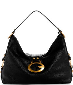 QX fB[X obO V_[obO Guess Camden Hobo Shoulder Bag Black ubN