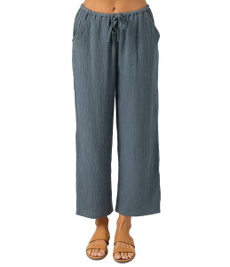 �I�j�[�� ���f�B�[�X �{�g���X �J�W���A���p���c �p���c O'Neill Brenda Mid Rise Double Gauze Pants Slate �X���[�g
