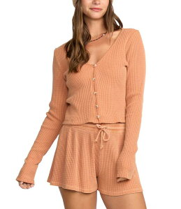�r���{�� ���f�B�[�X �g�b�v�X T�V���c Billabong Paxton Long Sleeve Thermal Top Sunburnt
