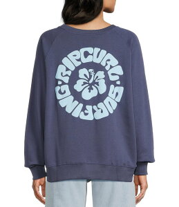 ���b�v�J�[�� ���f�B�[�X �g�b�v�X T�V���c Rip Curl Luxe Surf Raglan Sleeve T-Shirt Navy �l�C�r�[
