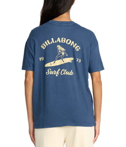 r{ fB[X gbvX TVc W[W[ OtBbN Billabong Catch Feelings Surf Club Graphic Short Sleeve Jersey T-Shirt Navy lCr[