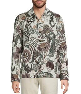 m Y gbvX Vc XtBbg WPbg Murano In the Ferns Collection Slim Fit Jacquard Shirt Jacket Light Stone Xg[
