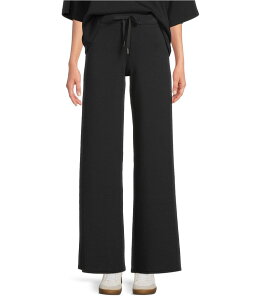 �X�p���N ���f�B�[�X �{�g���X �J�W���A���p���c ���C�h���b�O �p���c Spanx AirEssentials Wide Leg Pull On Drawstring Coordinating Pants Very Black �u���b�N