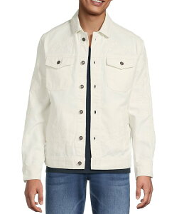���E�� �����Y �g�b�v�X �V���c �h�J �W���P�b�g Rowm Long Sleeve Embroidered Shirt Jacket White �z���C�g