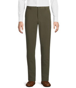 �����m �����Y �{�g���X �J�W���A���p���c �X�����t�B�b�g �p���c �j�b�g Murano Alex Slim Fit Performance Stretch Flat Front Chino Knit Pants Dark Olive �I���[�u
