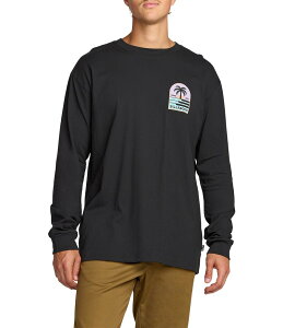 r{ Y gbvX Vc TVc W[W[ Billabong Portal Long Sleeve Jersey T-Shirt Washed Black ubN
