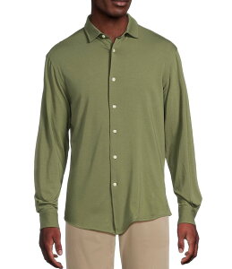 �_�j�G�� �N���~�� �����Y �g�b�v�X �V���c �R�[�g �j�b�g �W���[�W�[ Cremieux Blue Label Long Sleeve Garment Dyed Coat Front Jersey Knit Shirt Four Leaf Clover �u���[