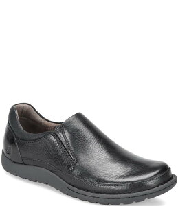{[ Y V[Y Xb|E[t@[ Xj[J[ U[ Born Men's Nigel Leather Slip On Sneakers Black ubN