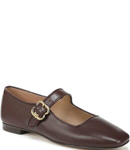 �T���G�f���}�� ���f�B�[�X �V���[�Y �p���v�X ���U�[ Sam Edelman Michaela Leather Mary Jane Flats Spiced Pecan