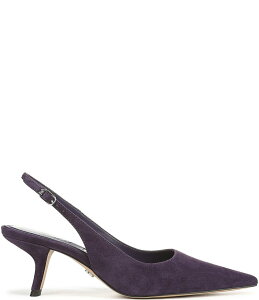 TGf} fB[X V[Y pvX XG[h Sam Edelman Bianka Suede Pointed Toe Slingback Pumps Deep Violet oCIbg