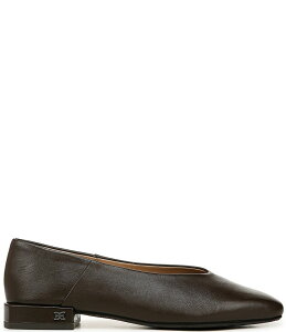 �T���G�f���}�� ���f�B�[�X �V���[�Y �p���v�X ���U�[ Sam Edelman Kasey Leather Square Toe Ballet Flats Cafe Noir