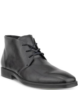 GR[ Y V[Y u[cECu[c U[ ECCO Men's Metropole Milan Leather Chukka Boots Black ubN