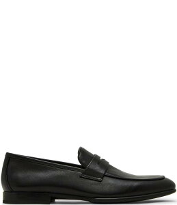 XeB[u }f Y V[Y Xb|E[t@[ U[ [t@[ Steve Madden Men's Boca Leather Penny Loafers Black ubN
