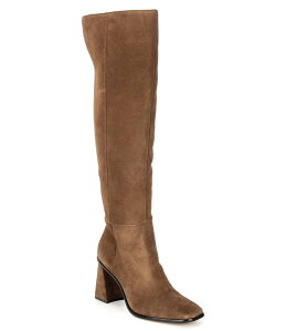 �W�����r�j ���f�B�[�X �V���[�Y �u�[�c�E���C���u�[�c �X�G�[�h �u�[�c �q�[�� Gianni Bini Travers Suede Block Heel Over-the-Knee Boots Earthy Taupe �g�[�v