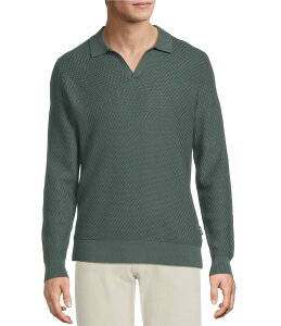 ���E�� �����Y �A�E�^�[ �j�b�g�E�Z�[�^�[ �Z�[�^�[ Rowm Textured Johnny Collar Sweater Green �O���[��