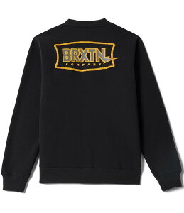 uNXg Y AE^[ p[J[EXEFbg XEFbg Vc t[X OtBbN Brixton Long Sleeve Lightning Graphic Fleece Sweatshirt Black ubN