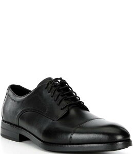 �R�[���n�[�� �����Y �V���[�Y �h���X�V���[�Y �I�b�N�X�t�H�[�h �L���b�v ���U�[ Cole Haan Men's Harmon Grand Water Resistant Leather Cap Toe Oxfords Black/Black �u���b�N