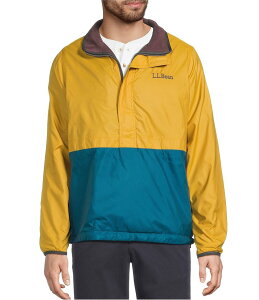 �G���G���r�[�� �����Y �A�E�^�[ �j�b�g�E�Z�[�^�[ L.L.Bean Reversible Anorak Pullover Warm Gold Mallard Teal �e�B�[��