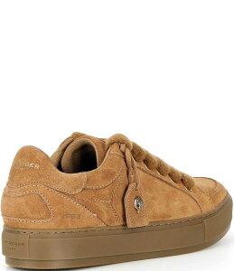 J[gWFCK[h Y V[Y hXV[Y Xj[J[ XG[h S Kurt Geiger London Men's Southbank Tag Suede Logo Ornament Sneakers Camel L