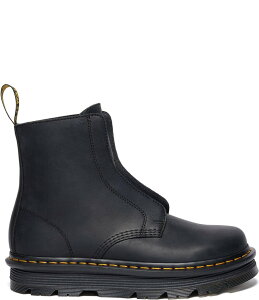 hN^[}[` fB[X V[Y u[cECu[c [X U[ Dr. Martens Zebzag Leather Laceless Booties Black ubN