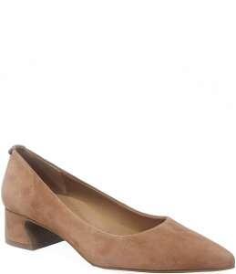 �W�F���g���\�E���Y ���f�B�[�X �V���[�Y �p���v�X �X�G�[�h �q�[�� Gentle Souls Gardena Suede Block Heel Pumps Camel �L������