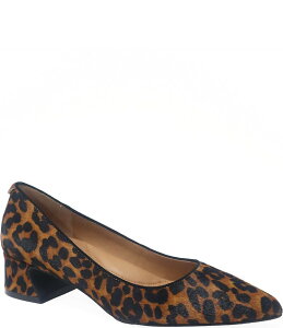 �W�F���g���\�E���Y ���f�B�[�X �V���[�Y �p���v�X �v�����g Gentle Souls Gardena Leopard Print Hair Calf Pumps Leopard �A�j�}��