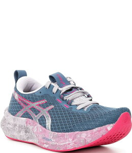 AVbNX fB[X V[Y Xj[J[ vg ASICS Women's Noosa Tri 16 Printed Outsole Running Shoes Winter Sea/Bright Rose