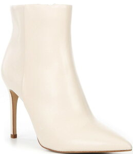�W�����r�j ���f�B�[�X �V���[�Y �u�[�c�E���C���u�[�c ���U�[ Gianni Bini Sergey Glossy Leather Stiletto Booties Sweet Cream �N���[��